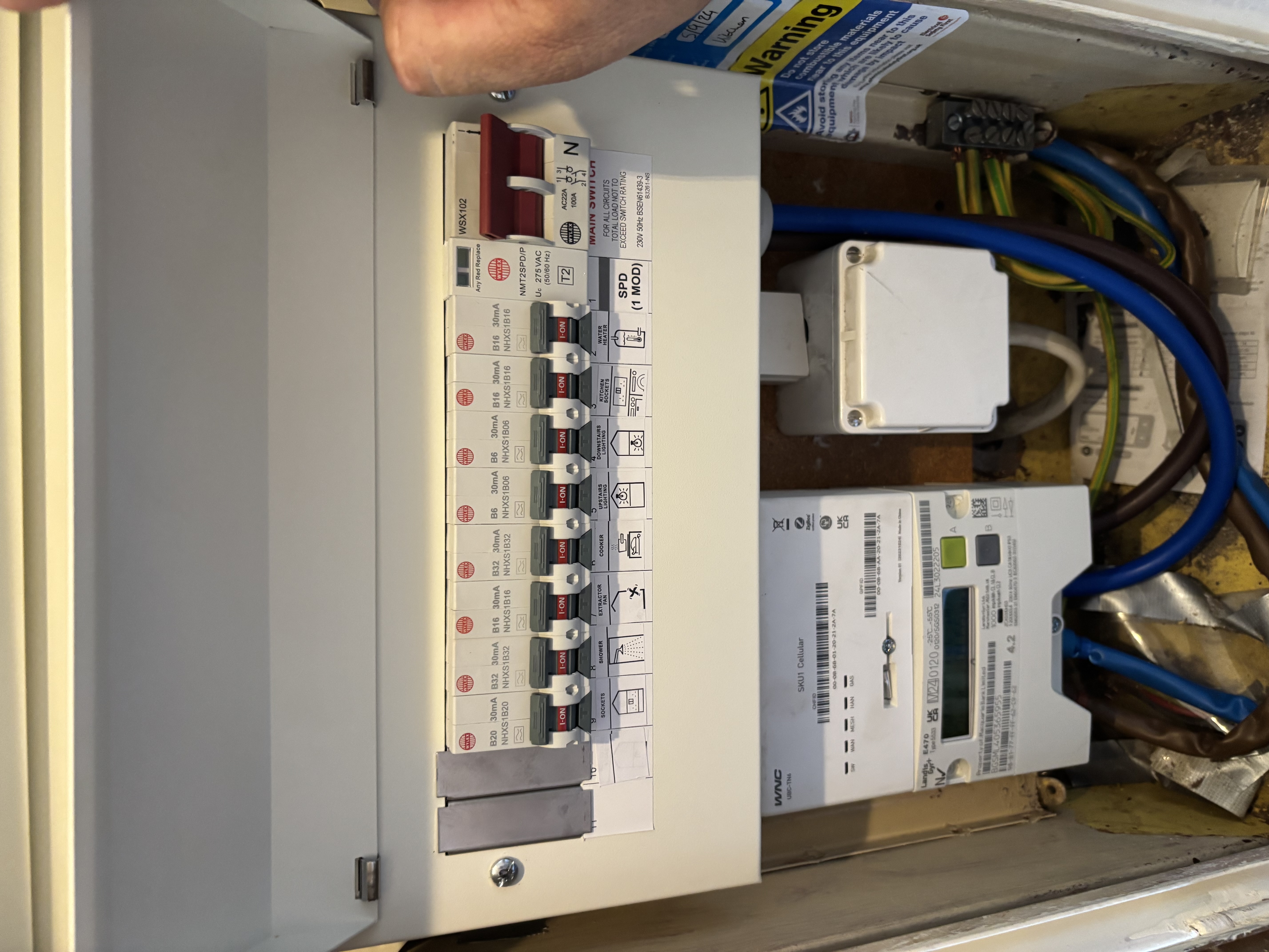 Consumer unit electrical work by J Burton Electrical LTD